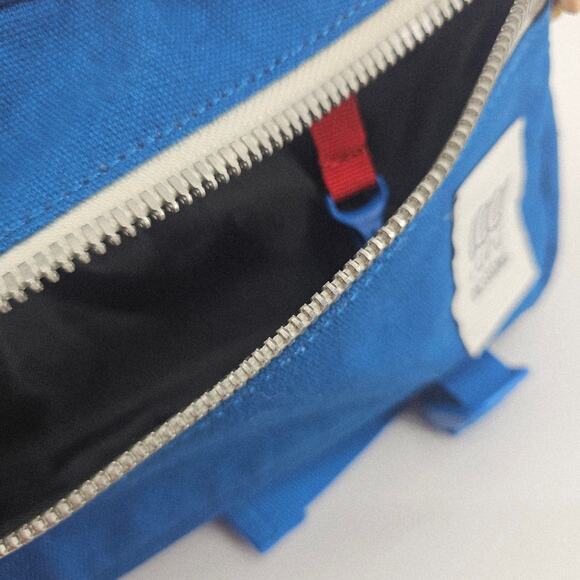 NEW Topo Designs Blue Mini Quick Pack Canvas Waist Bag Fanny Pack Gorp Gorpcore - Picture 11 of 12